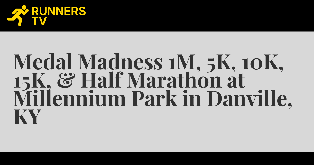 Medal Madness 1M, 5K, 10K, 15K, & Half Marathon at Millennium Park in